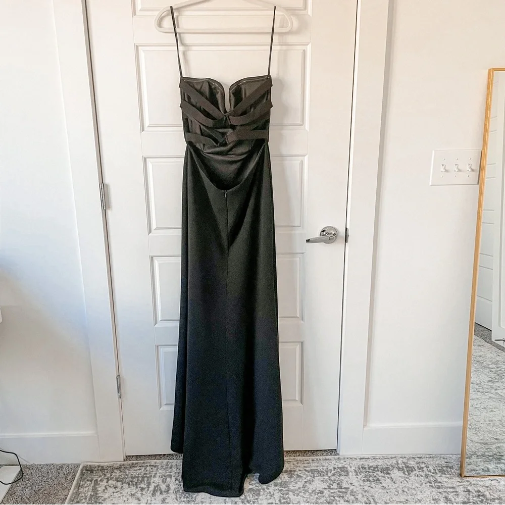 LA FEMME 27035 DRESS Strapless Maxi Gown - Picture 5 of 8